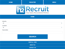 Tablet Screenshot of h2recruit.com